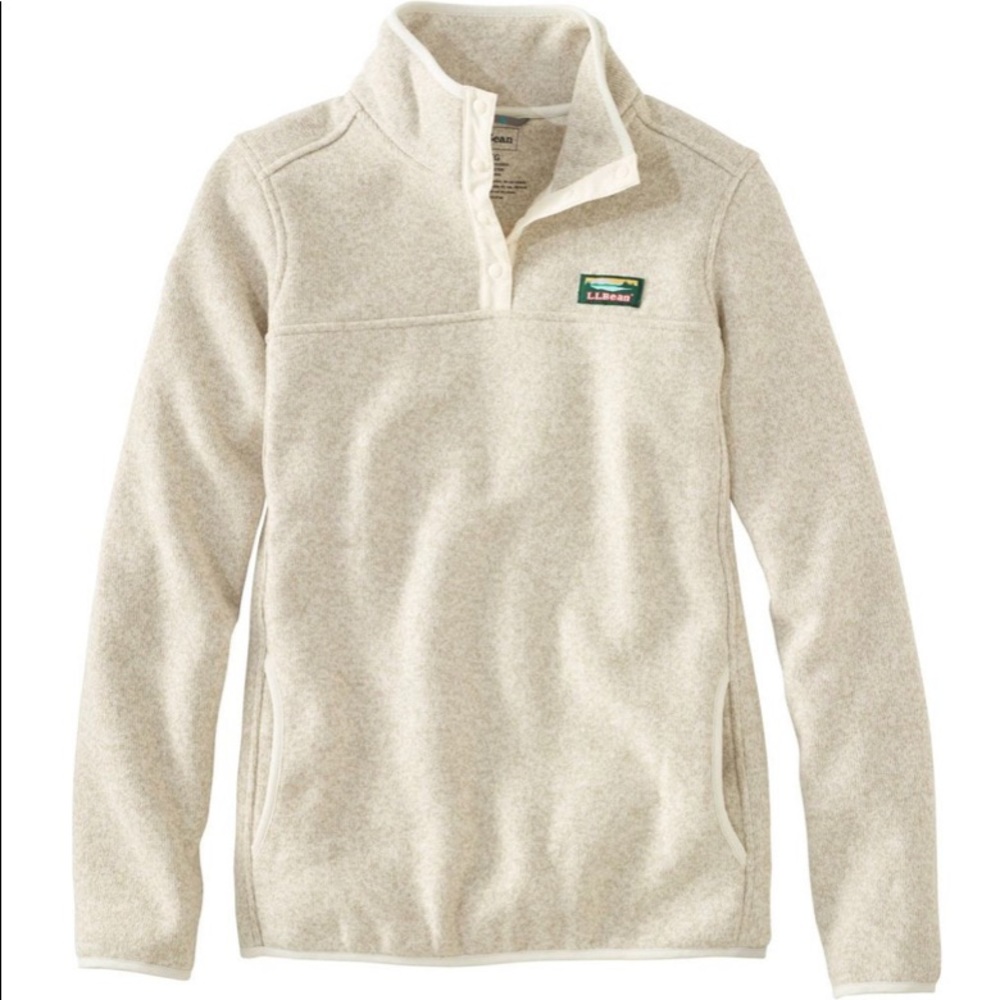 L.L. Bean Sweater Fleece Pullover